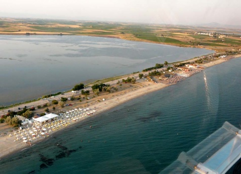 fanari beach aerial photo